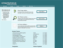 Tablet Screenshot of informatikerboard.de